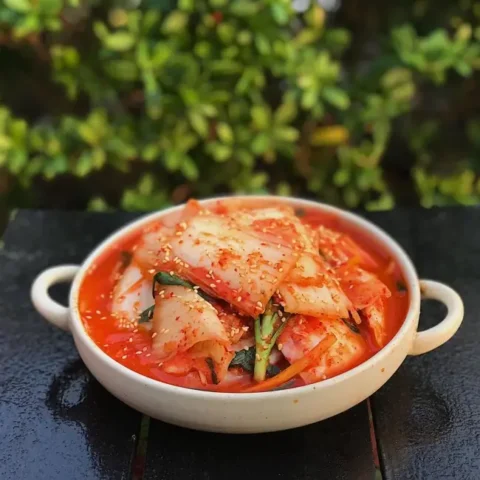 cách nấu canh kim chi thịt heo