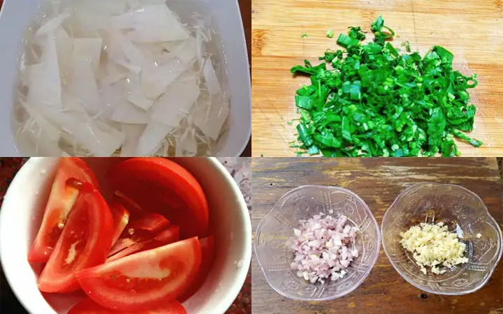 Bước 1Sơ chế nguyên liệu