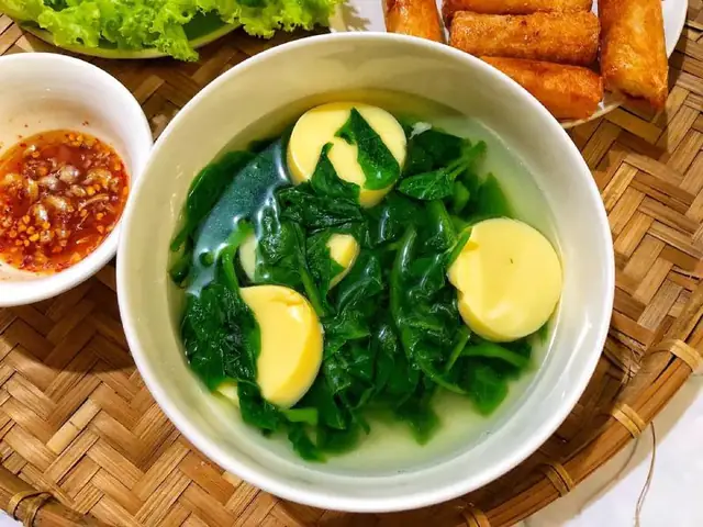 cách nấu canh mồng tơi chay