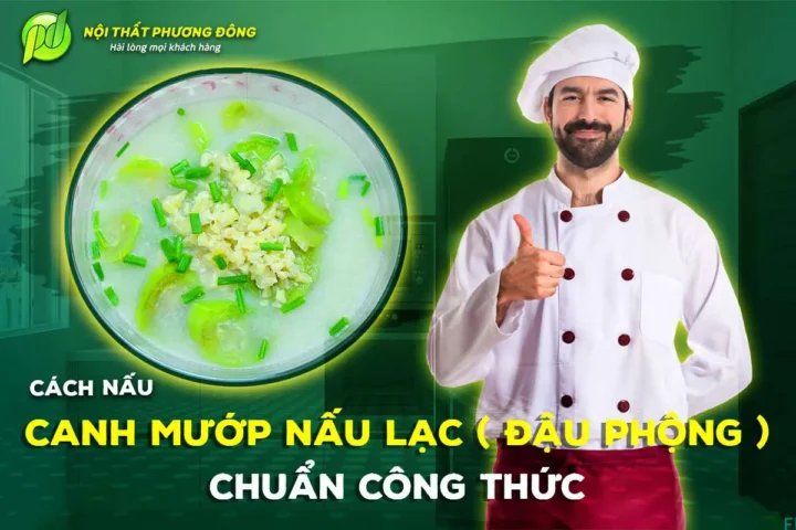 cách nấu canh mướp lạc