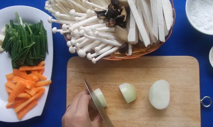 Sơ chế nguyên liệu