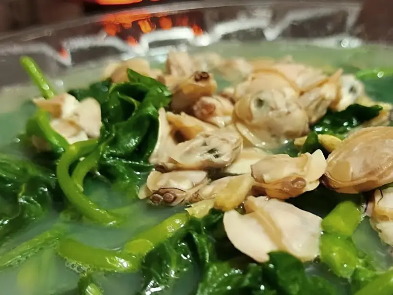 cách nấu canh ngao mồng tơi cách nấu canh ngao mồng tơi