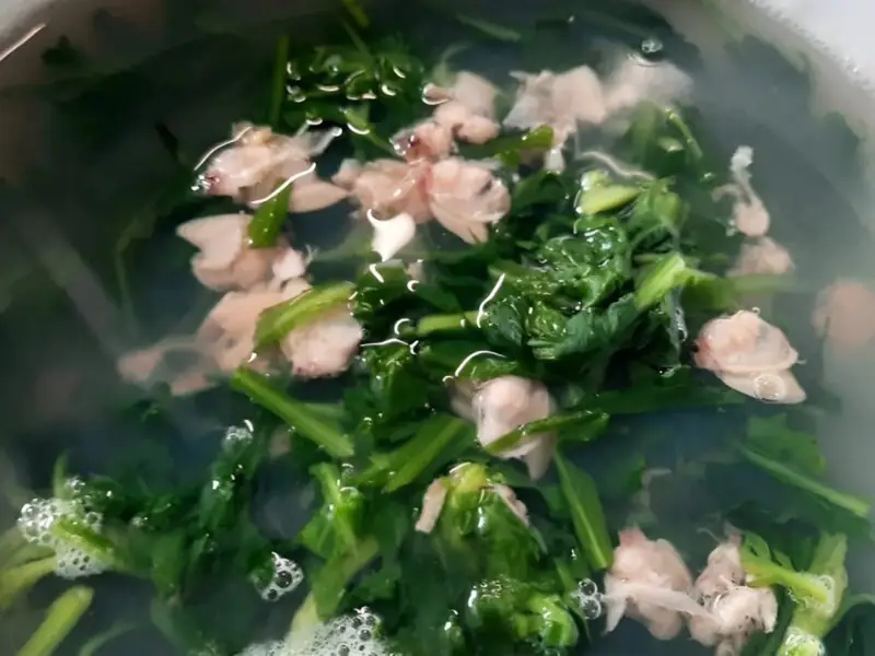 cách nấu canh ngao rau cải cách nấu canh ngao rau cải