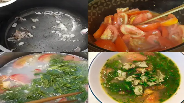 Hướng dẫn chi tiết cách nấu canh nghêu thì là tại nhà