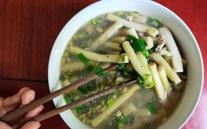 cách nấu canh ngó khoai