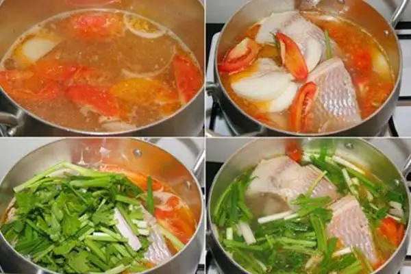 cách nấu canh ngót cá điêu hồng