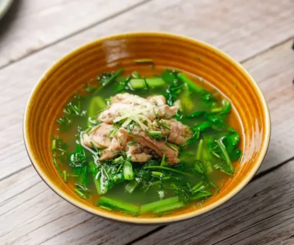 cách nấu canh rau cải