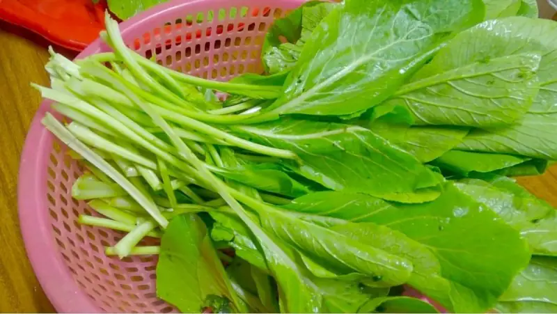 cách nấu canh rau cải cách nấu canh rau cải