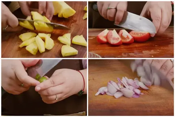 Bước 1: Sơ chế nguyên liệu Bước 1: Sơ chế nguyên liệu