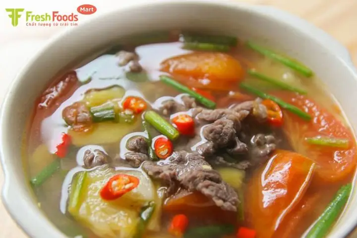 Cách nấu canh thơm thịt bò chuẩn vị, bổ dưỡng tại nhà