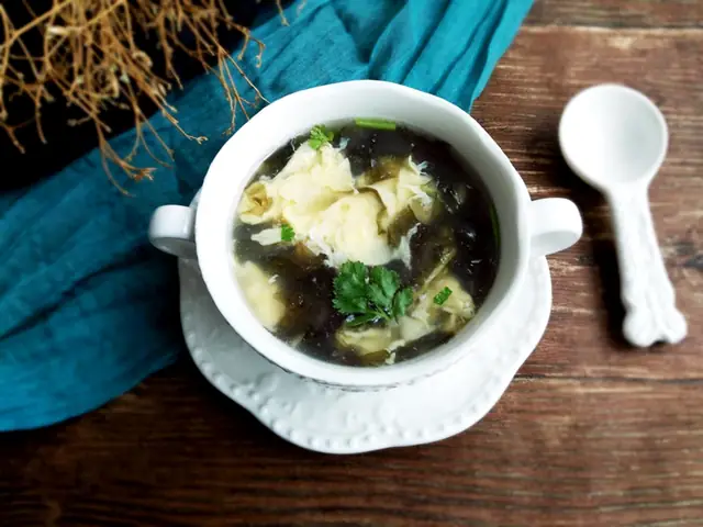 cách nấu canh trứng rong biển