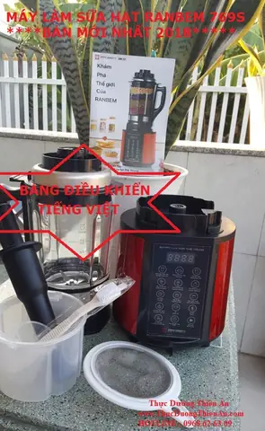 Cách nấu cháo bằng máy Ranbem 769S ngon chuẩn, dễ làm