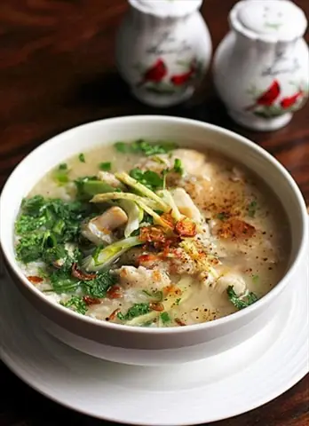 Cách nấu cháo cá hồng biển: