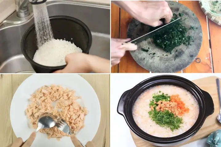 Cách Nấu Cháo Cá Hồi Rau Ngót Cho Bé Ngon, Bổ Dưỡng Chuẩn Khoa Học