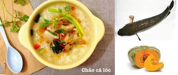 Cách nấu cháo cá lóc bí đỏ Cách nấu cháo cá lóc bí đỏ