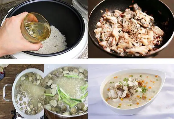 Bước 3: Nấu cháo cá lóc Bước 3: Nấu cháo cá lóc