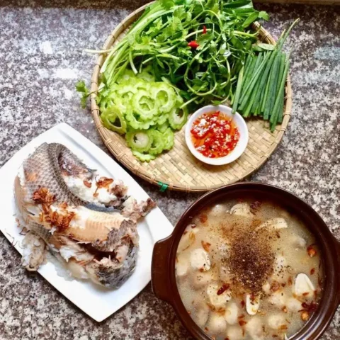cách nấu cháo cá lóc miền tây