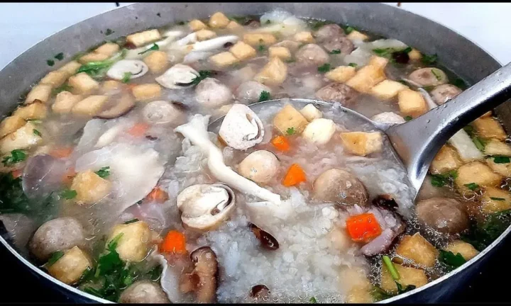 cách nấu cháo chay thập cẩm