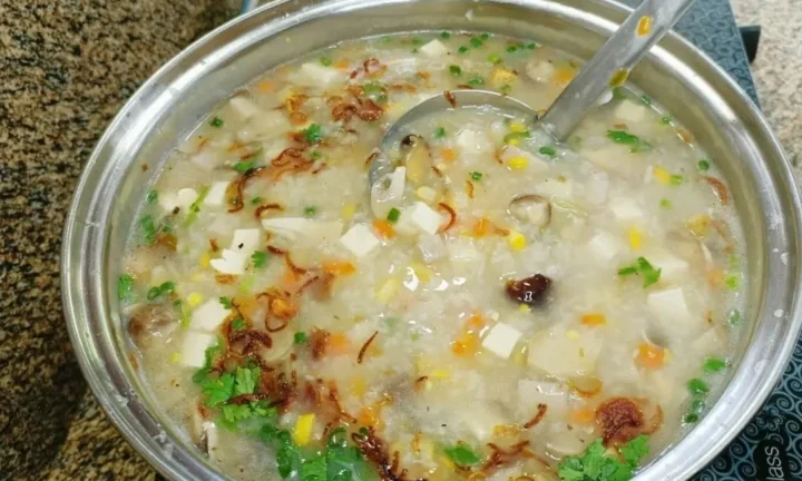 cách nấu cháo chay thập cẩm