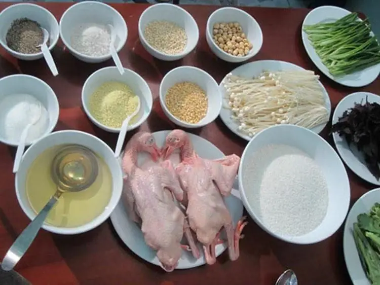 cách nấu cháo chim bồ câu