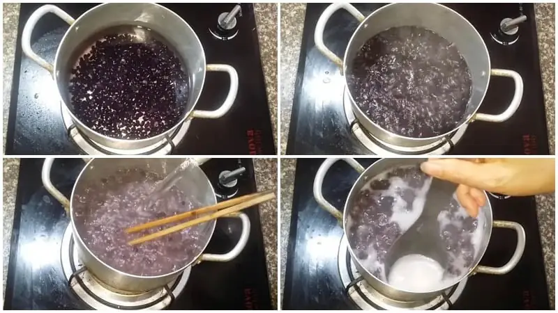 cách nấu cháo đậu đen