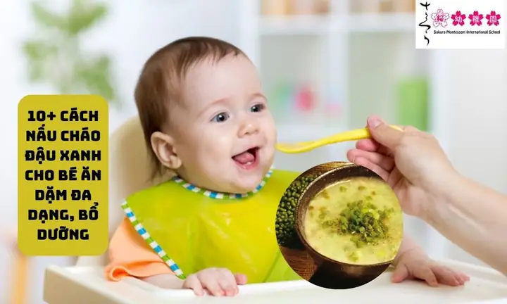 Tham khảo 10 công thức nấu cháo đậu xanh cho bé ăn dặm