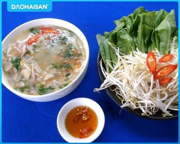 cách nấu cháo hải sản