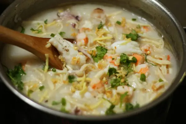 cách nấu cháo hải sản đãi tiệc cách nấu cháo hải sản đãi tiệc