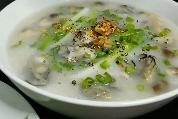 Nấu cháo nấm rơm