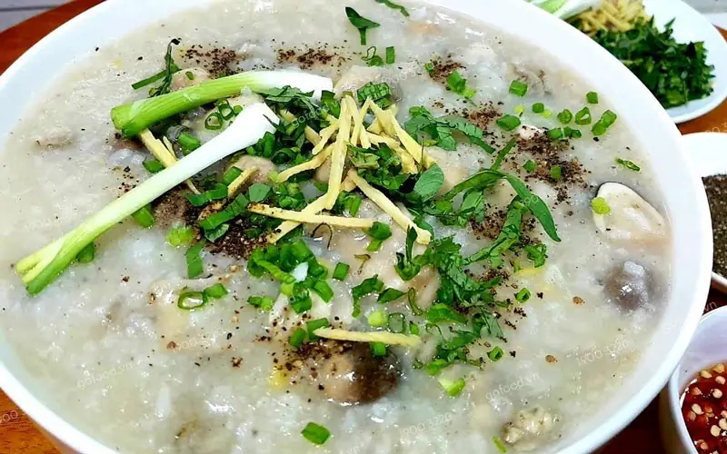 cách nấu cháo hàu ngon