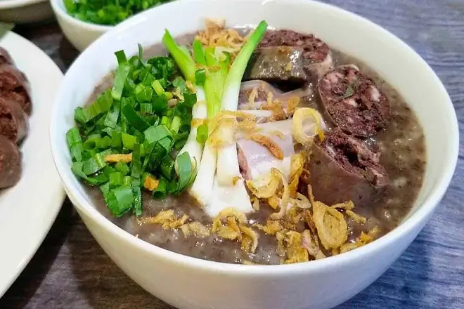 cách nấu cháo lòng miền bắc