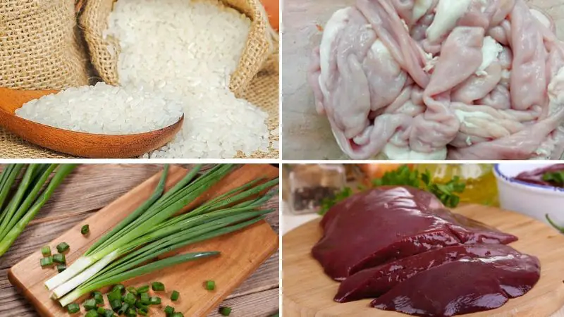 cách nấu cháo lòng miền bắc
