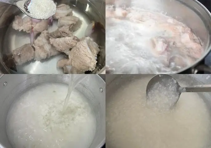Cách Nấu Cháo Sườn Thịt Bằm Thơm Ngon Bổ Dưỡng Cho Gia Đình