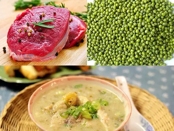 cách nấu cháo thịt bò cho bé