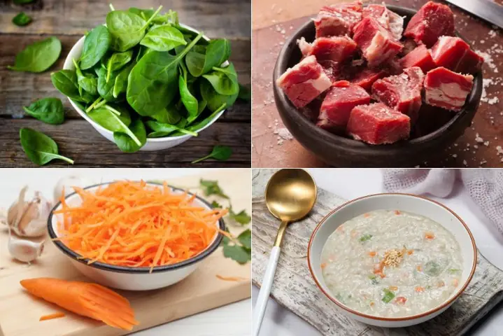 Cách Nấu Cháo Thịt Bò Với Cải Bó Xôi Thơm Ngon, Bổ Dưỡng Cho Gia Đình