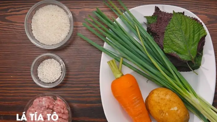 Hướng Dẫn Nấu Cháo Tía Tô Thịt Bằm: Giải Cảm Hiệu Quả