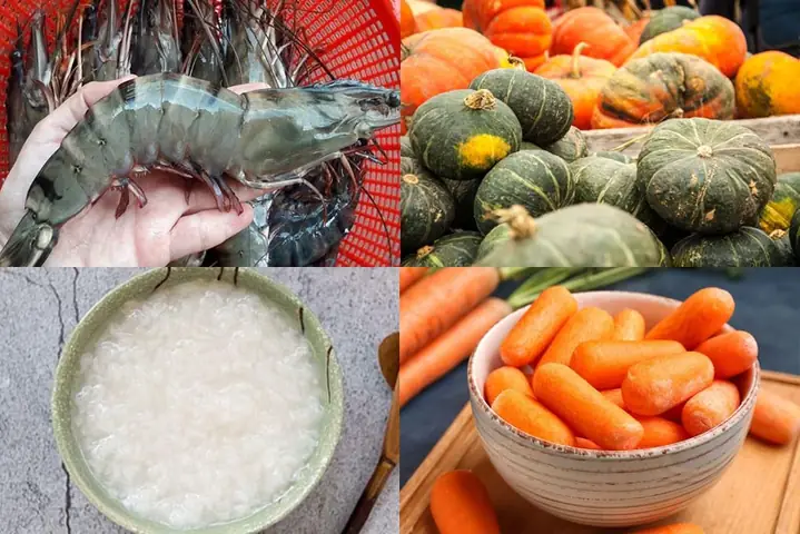 Hướng dẫn cách nấu cháo tôm bí đỏ thơm ngon bổ dưỡng cho người lớn