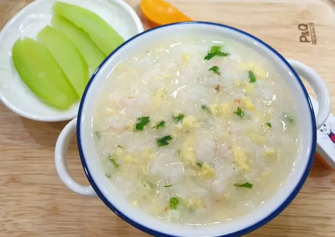 cách nấu cháo trứng gà cho người lớn