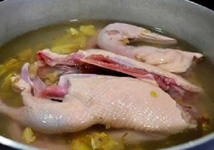 cách nấu cháo vịt đậu xanh