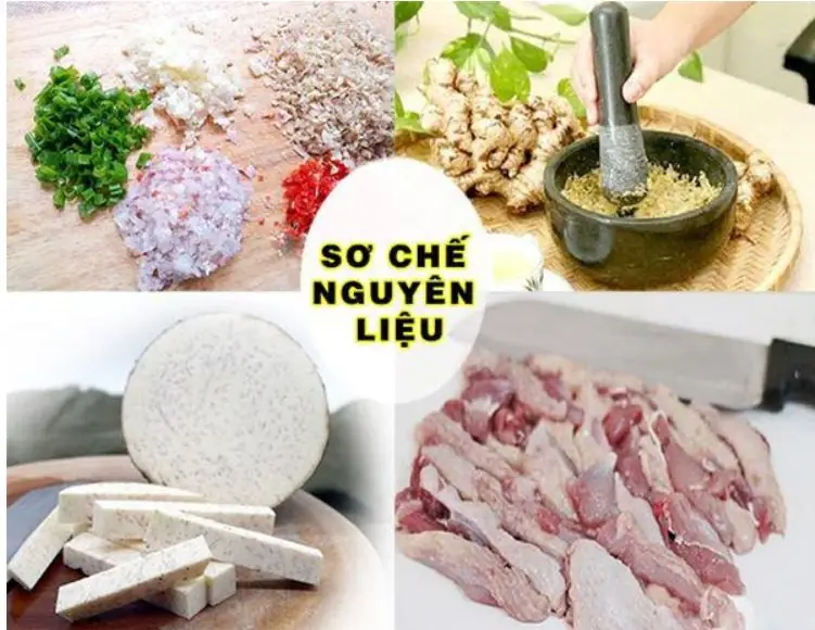 cách nấu chao vịt nhúng rau muống