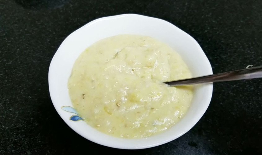 Cách nấu cháo yến mạch cho bé khoai lang