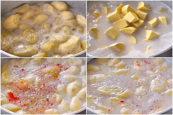 cách nấu chè bột báng