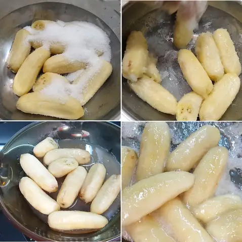 cách nấu chè chuối khoai mì ngon