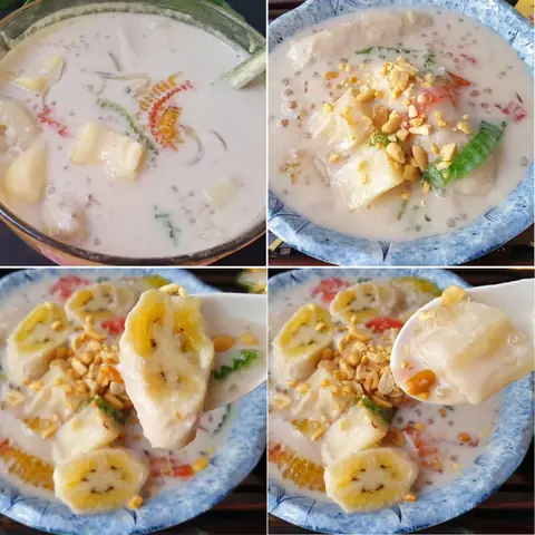 Học cách nấu món chè chuối khoai mì dẻo ngọt thơm ngon chiêu đãi gia đình dịp cuối tuần