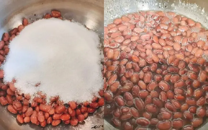 Cách làm chè đậu đỏ bột báng bằng nồi áp suất