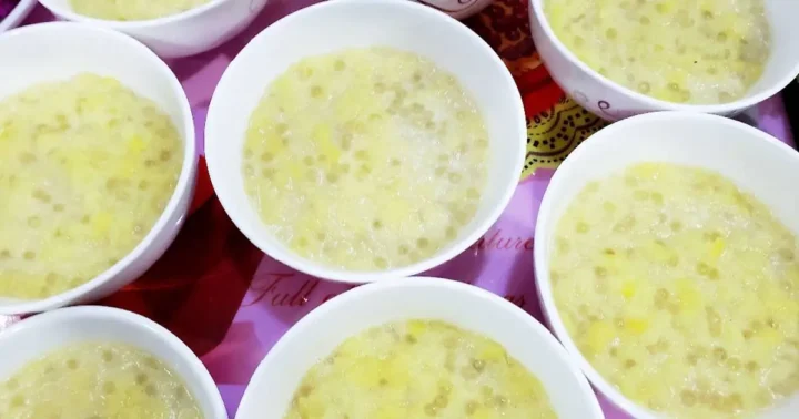 cách nấu chè đậu xanh nước cốt dừa