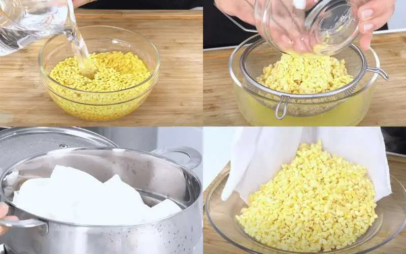 cách nấu chè hoa cau