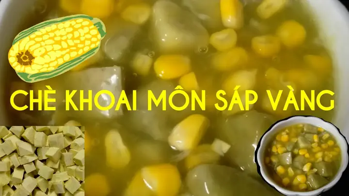 cách nấu chè khoai sáp vàng
