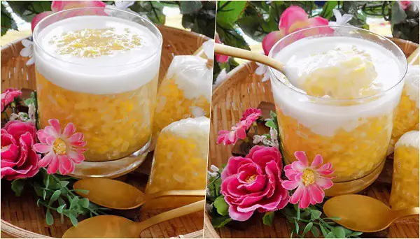 cách nấu chè nếp với đậu xanh