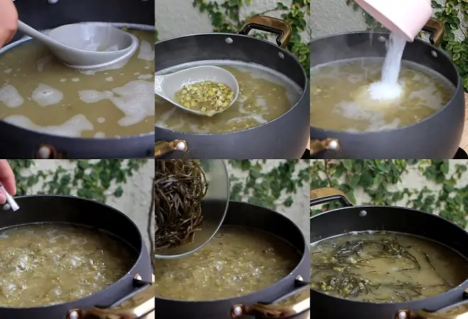 Cách nấu chè rong biển khô đậu xanh thanh mát, bổ dưỡng tại nhà